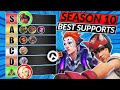 NEW SEASON 10 SUPPORT TIER LIST - BEST and WORST Heroes to Main - Overwatch 2 Guide