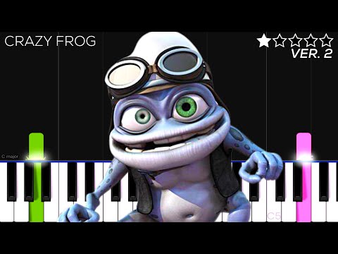 Crazy Frog - Axel F | EASY Piano Tutorial