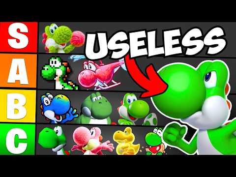 Ranking How USELESS Yoshi is in Every Game