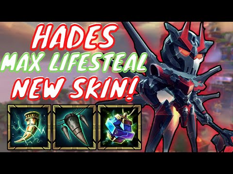 FULL LIFESTEAL HADES BROKEN | Smite Season 9 Slash Gameplay | Click 2 & 3 for FULL HP