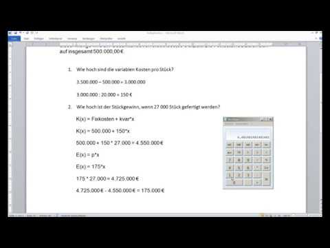 How you can learn break-even analysis very well - Task 5