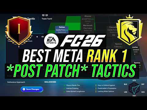 *POST PATCH* Best META 15-0 Rank 1 Custom Tactics & Formations in FC 26