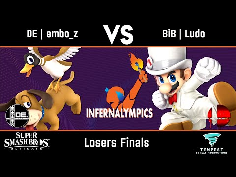 DE | embo_z (Duck Hunt) VS BiB | Ludo (Mario) - Losers Finals - Domino Effect: Infernalympics