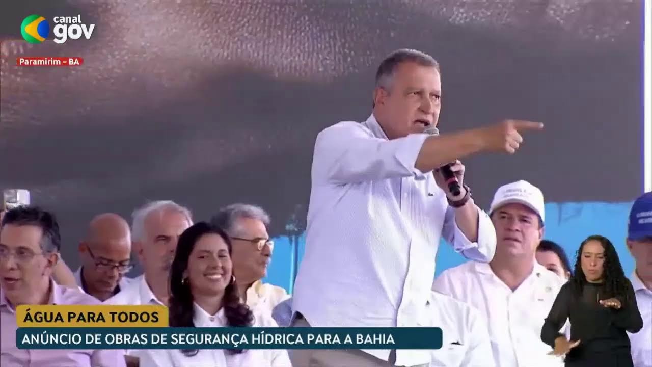 🔴 Presidente Lula participa da cerimônia Água para Todos (BA)