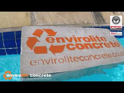 Envirolite Lightweight Concrete Foats on Water