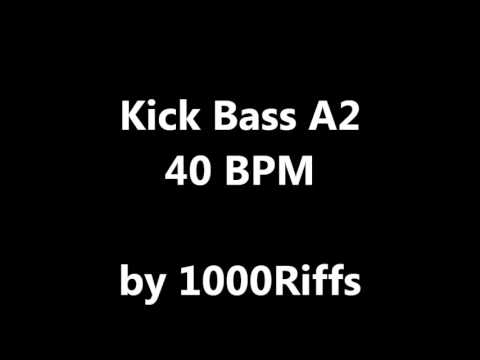 Kick Bass Drum A2 : 40 BPM - Beats Per Minute