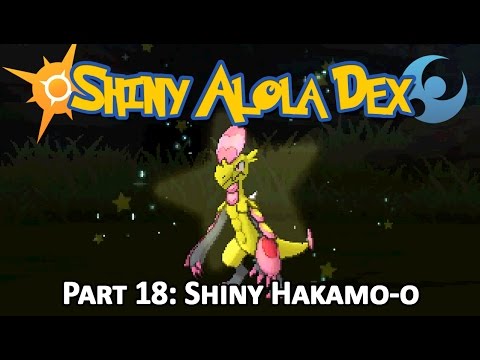 [LIVE!] Shiny Hakamo-o after an 88 SOS Chain in the Vast Poni Canyon! (Pokemon Sun and Moon)