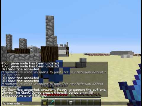 Minecraft snapshot - Sacrifice altar