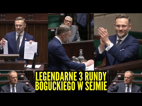 BOGUCKI'S 3 ROUNDS! LEGENDARY PUNCH IN THE SEJM THAT WILL GO DOWN IN HISTORY