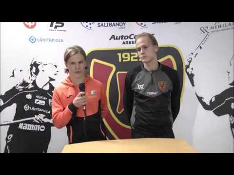 Salibandyliiga: Koovee vs. Steelers (16.9.2018) - Lehdistötilaisuus