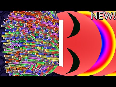 Slither.io 1 Tiny Troll Snake vs Pro Snakes Epic Slitherio Gameplay