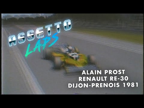 TURBO F1 FROM THE 80S -  Renault RE-30 1981 at Dijon-Prenois - Assetto Corsa