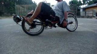 preview picture of video 'Riding Hands Free With My Python recumbent'