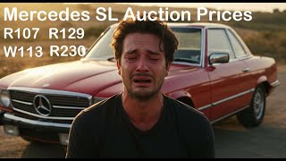 Mercedes SL: Ceny na aukcji Historics Pace of Ascot (R107, R129, R230, W113)