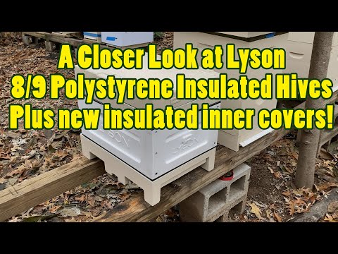 ❹ Lyson 8/9 New Insulated Inner Covers and more poly hive details