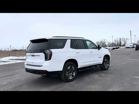 2026 Chevrolet Tahoe 4WD 4dr Z71 in White for sale at Lally Chevrolet Ltd. in Tilbury, ON