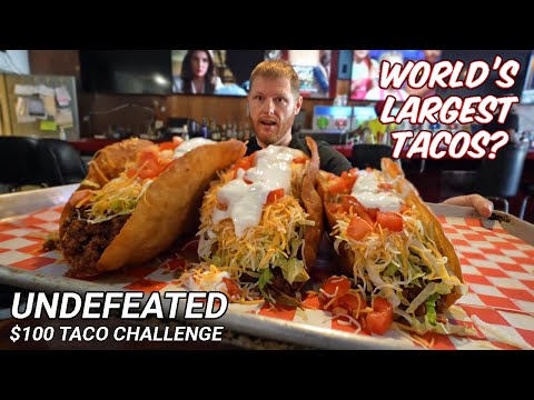 ONLY 30 MINUTES TO FINISH THIS UNDEFEATED TACO CHALLENGE IN INDIANA | BIGGEST TACOS EVER!