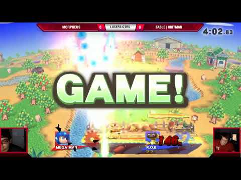 VS Weekly 9/28/17 - Losers Qtrs - Morpheus (Mega Man) vs 8Bitman (ROB) - Smash 4