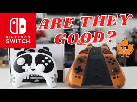 Cutest Pro Controller and Joycons for Nintendo Switch | STOGA Panda Pro Controller and Nook Joypad
