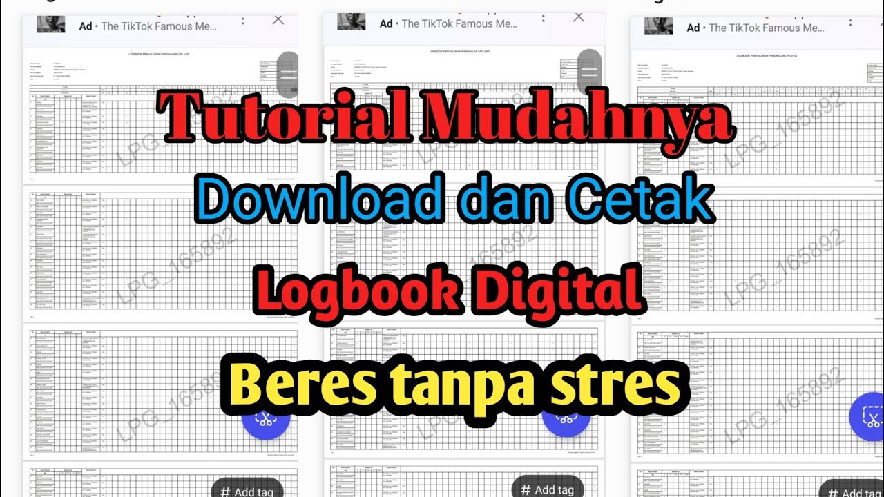 Cara Download#Logbook Digital#Untuk Dicetak#@Yon RN