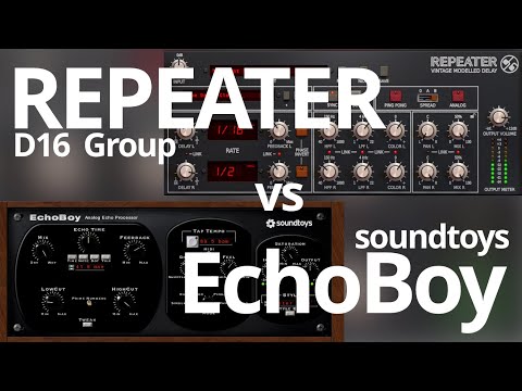 Soundtoys EchoBoy vs. D16 Group REPEATER