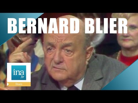 Bernard Blier, his anecdotes with Raimu, Jean Gabin and Jean Carmet | Archive INA