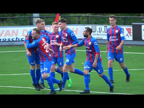 Eerste helft kampioenswedstrijd VVA Achterberg 1 - VV Veenendaal 1.