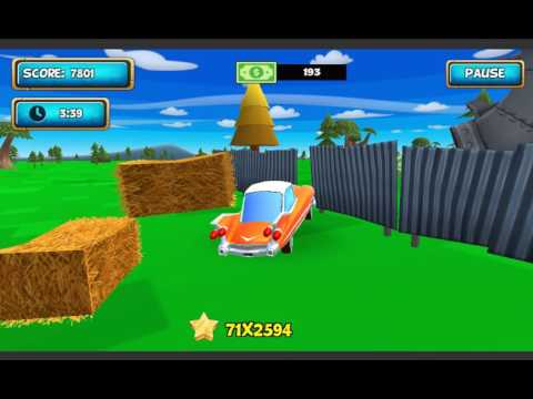 Cartoon Car Crash Derby Destruction World Video