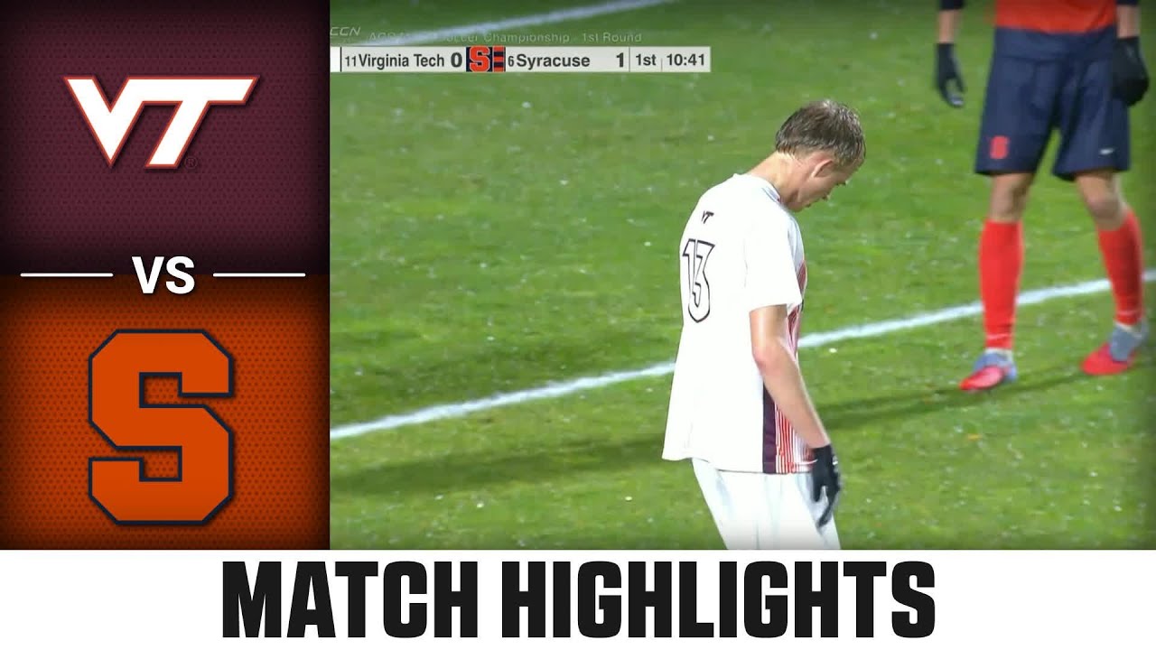 Virginia Tech vs. Syracuse Match Highlights | 2025 ACC Men's Soccer