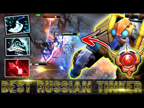 Amazing Grand Master Tier Russian Tinker - Insane Shiva's Guard Spam No Mercy Dota 2