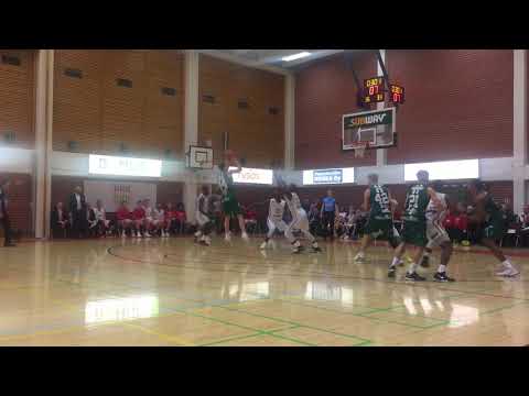 KTP-Basketin Joonas Lehtoranta tekee tilanteeksi 36-35