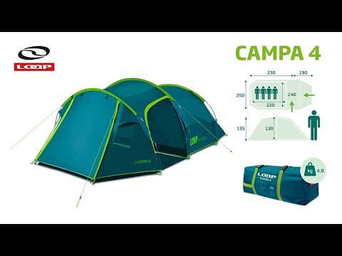 LOAP CAMPA 4 - stan pro 4 osoby / tent for 4 persons | www.loap.cz