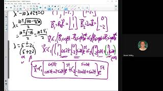 Differential Equations - Eigenvalues/Eigenvectors for Complex Root Cases.