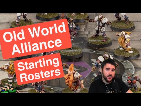 Old World Alliance Starting Rosters - Blood Bowl 2020 (Bonehead Podcast)