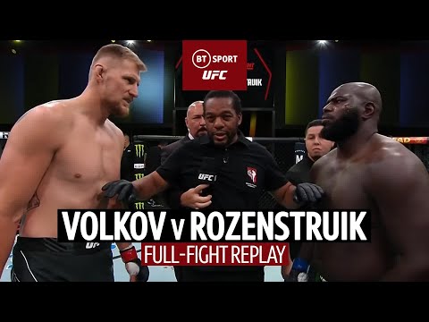 Heavyweights let the hands fly! | Alexander Volkov v Jairzinho Rozenstruik | Full Fight Replay