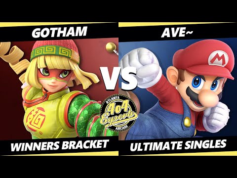 4o4 Smash Night 57 - Gotham (Min Min) Vs. Ave~ (Mario) SSBU Ultimate Tournament