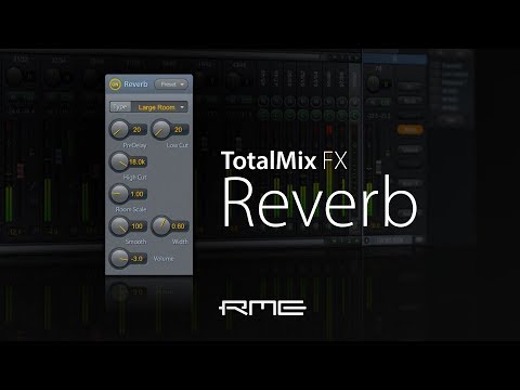 RME Audio TotalMix FX DSP - Mixing with Reverb