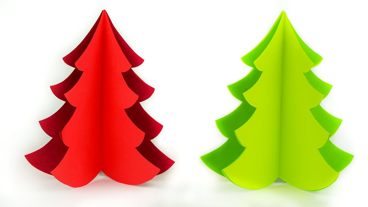 Albero di Natale con la carta tutorial | Lavoretti di Natale fai da te | Christmas crafts ideas