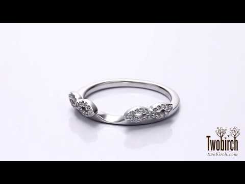 Cathedral Infinity Ring Wrap - TwoBirch - RW760-D