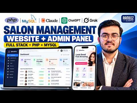 How to Build Salon Management System | Full Stack ERP + CRM in PHP MySQL with AI