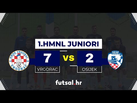 HMNK Vrgorac - Futsal Osijek 7:2 | 1. kolo I.HMNL Juniori |