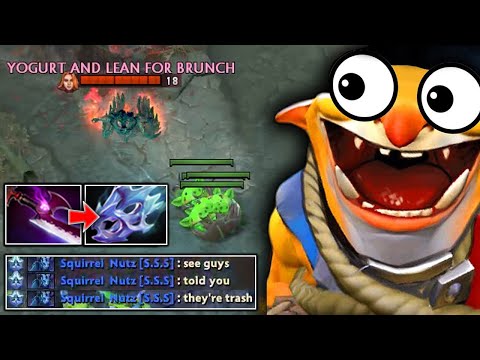 TOP1 Dotabuff Techies show how to deal with Lina Mid - 100% Counter Nonstop toying..