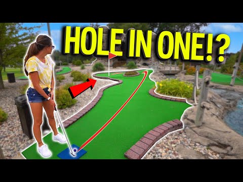 CRAZY HARD Mini Golf Course! - We Didn’t Expect This…