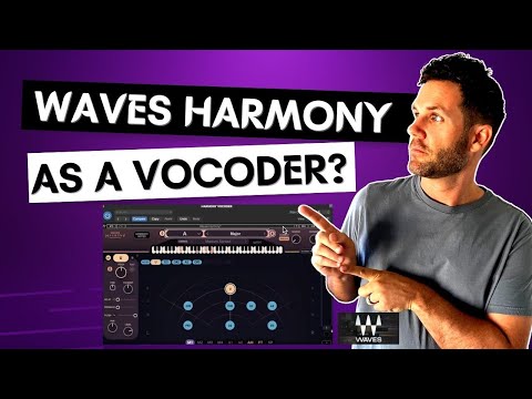 How to use the Waves HARMONY plugin as a vocoder