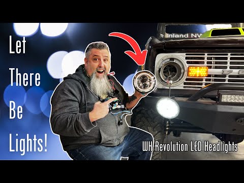 Night Lighter Extreme Duty Headlight Harness, 66-79 Ford Bronco