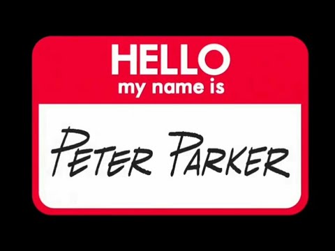 Hello My Name Is Peter Parker Spider-Man Into the Spider-Verse