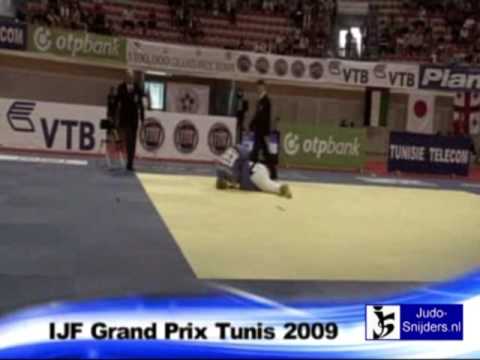 Judo 2009 Tunis: Zolnir (SLO) - Miraoui (TUN) [-63kg].