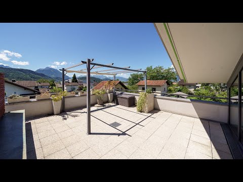 Zweigeschossige Penthouse-Wohnung mit Sonnenterrasse und Traumaussicht