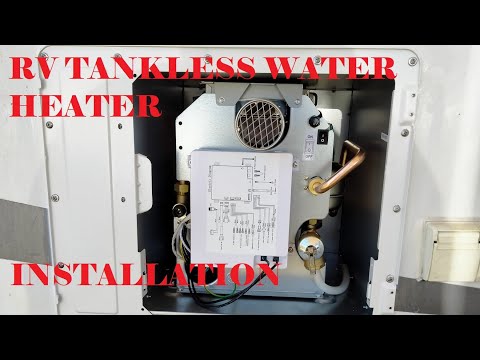 RV TANKLESS WATER HEATER INSTALL - "ATWOOD" TO "RANEIN"