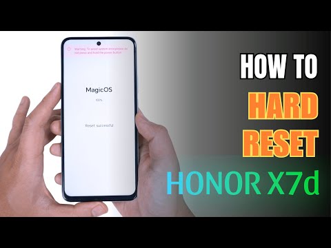 How to Hard Reset Honor X7d